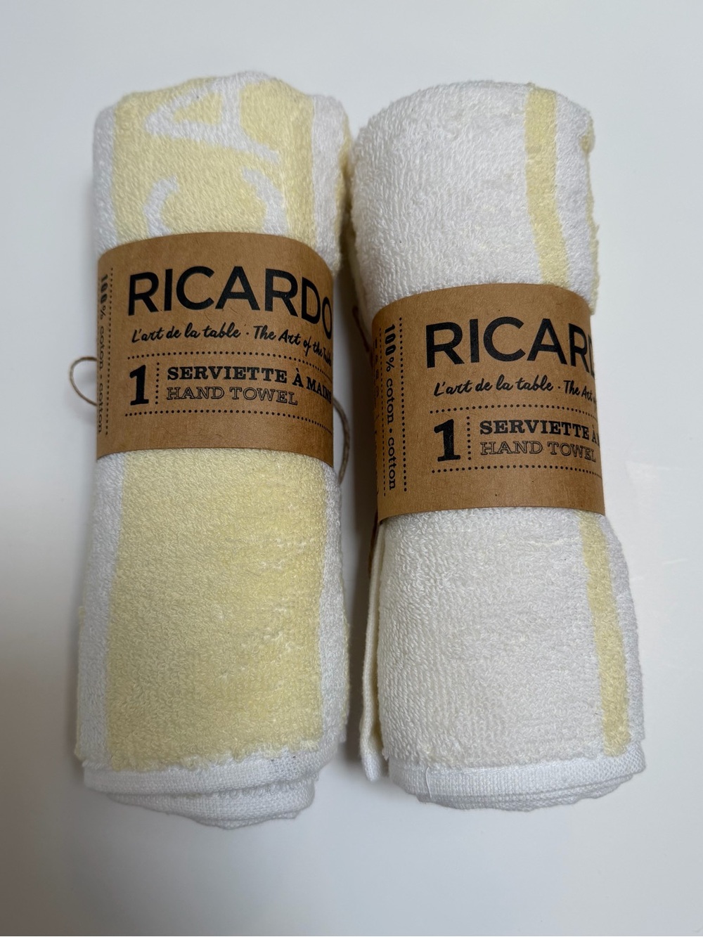 Ricardo Kitchen Hand Towels Set of 2 NWT